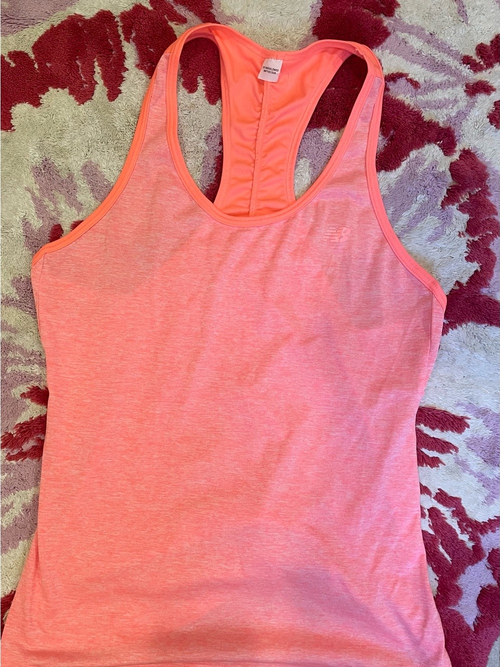 Women’s New Balance Coral Racerback Tank Top